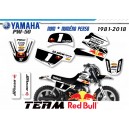 Kit déco Yamaha 50 PW TEAM FACTORY